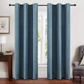 MIULEE Linen Blackout Curtains and Drapes 100% Room Darken Thermal Insulated by MIULEE