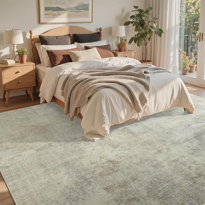 4x6 Ft Area Rugs for Living Room, Soft Non-Slip Washable Rugs Modern Abstract - Image 4