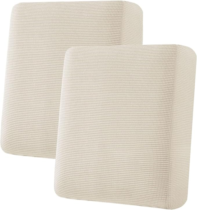 H.VERSAILTEX Super Stretch Individual Seat Sofa Covers Couch Slipcover Sets by HVERSAILTEX