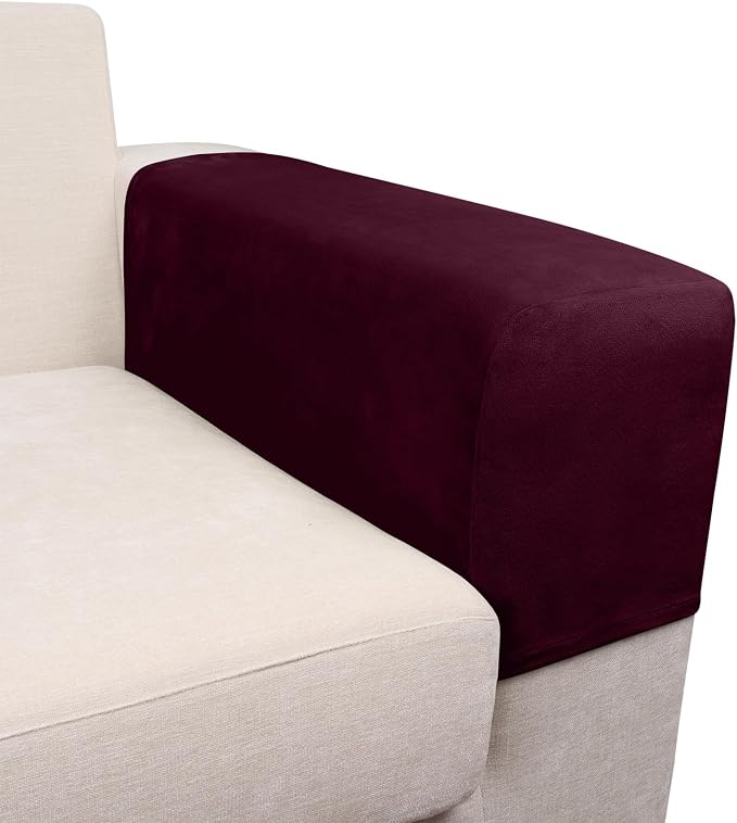 Couch Arm Covers 2 Pcs Sofa Armrest Covers Stretch Couch, Armrest Cover by Taque