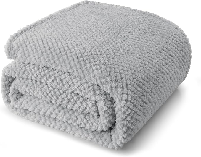 Whale Flotilla Twin Size Fuzzy Fleece Blanket by WHALEFLOTILLA