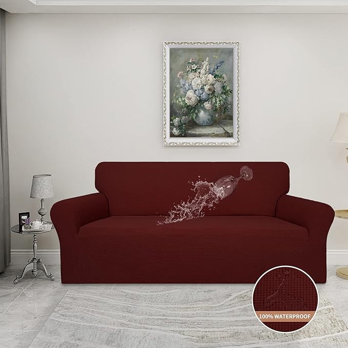 Easy-Going 100% Waterproof Couch Cover, Dual Waterproof Sofa Cover, Stretch - Image 2