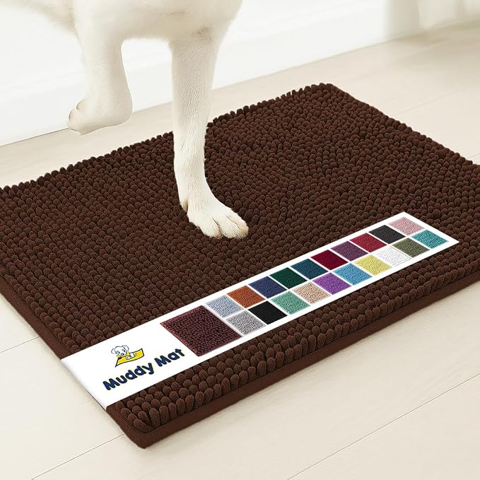 Muddy Mat® | Super Absorbent Door Mat Indoor, Microfiber Quick Dry Chenille by MuddyMat%C2%AE