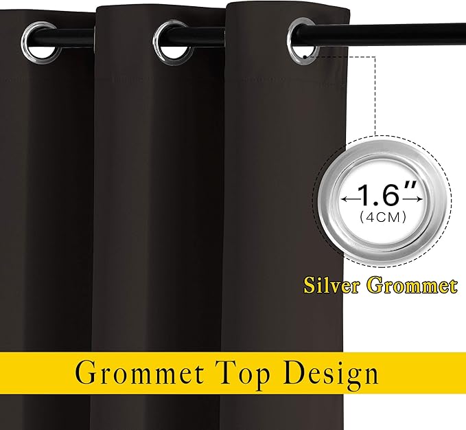 NICETOWN Blackout Curtain Panels 84 inches - Image 2