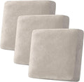 H.VERSAILTEX Velvet Stretch Couch Cushion Cover Plush Cushion Slipcover by HVERSAILTEX