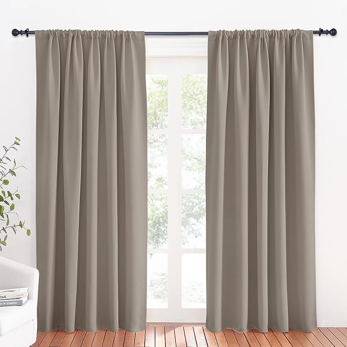 RYB HOME Large Blackout Curtains by RYBHOME