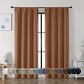 Simplebrand Ava Sun Baked Blackout Curtains by Simplebrand