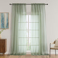 OVZME Sage Green Bedroom Curtains 96 Length by OVZME