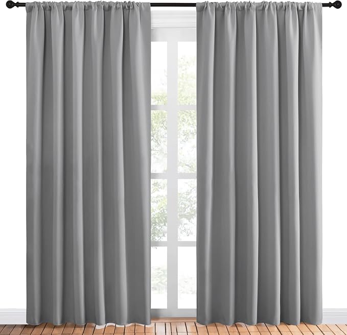NICETOWN Blackout Curtain Panels 84 inches Long - Image 2