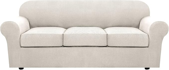H.VERSAILTEX 4 Piece Stretch Couch Covers by HVERSAILTEX