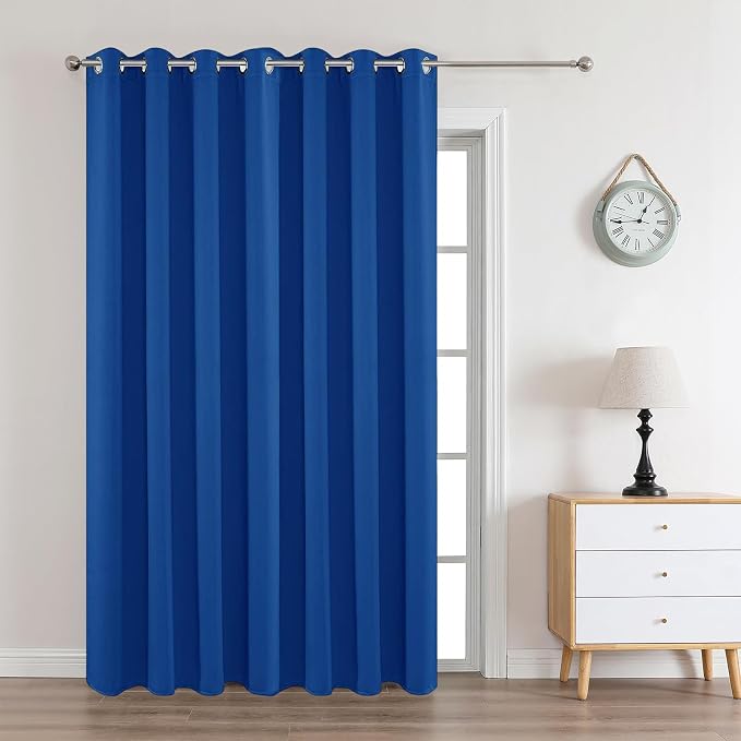 Joydeco Blackout Curtains 95 Inches Long 1 Panel, Thermal Insulated Long by JOYDECO