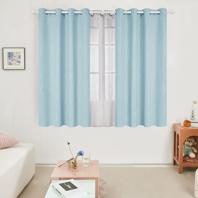 Deconovo Blackout Curtains, Thermal Insulated Soundproof Grommet Drapes - Image 2