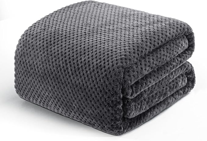 Exclusivo Mezcla Fleece Bed Blanket Queen Size, Super Soft and Warm Blankets by ExclusivoMezcla