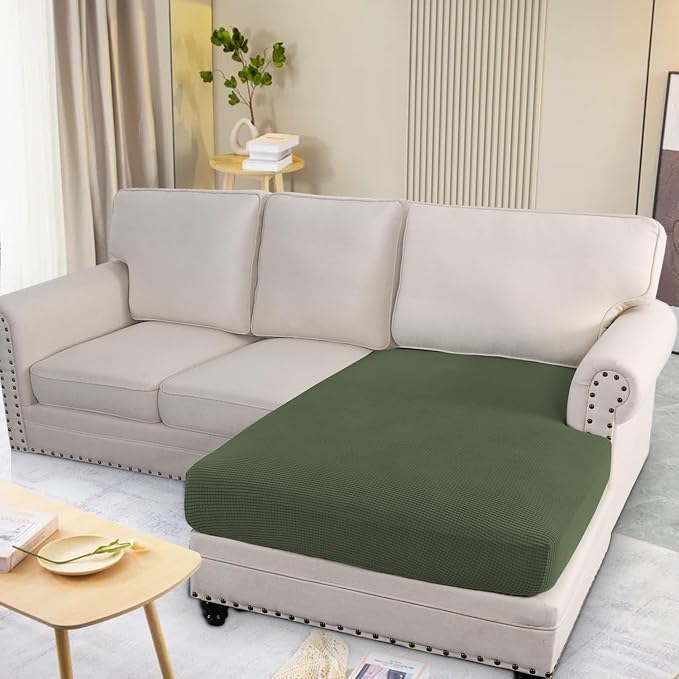 H.VERSAILTEX Super Stretch Individual Chaise Cover Sectional Couch Covers - Image 2