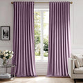 MIULEE Lavender Velvet Curtains 108 inches by MIULEE