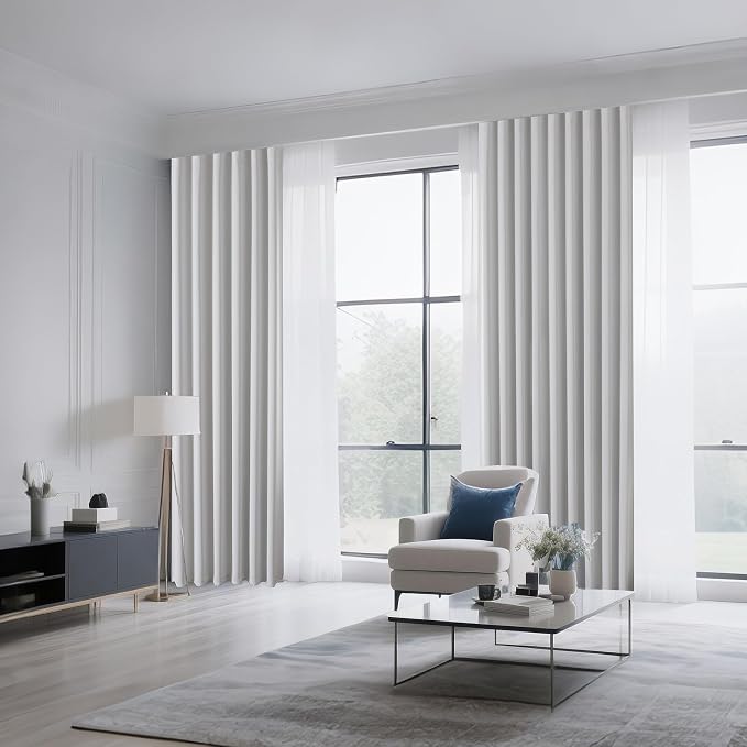 CUCRAF Blackout Curtains Room Darkening Window Curtain Panels, Rod Pocket - Image 8