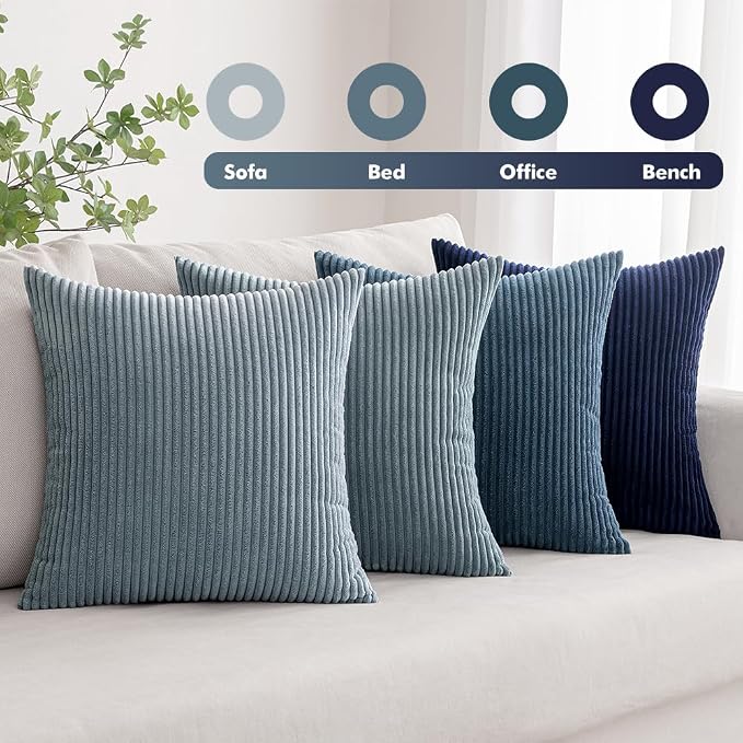 MIULEE Summer Throw Pillow Covers 18x18 Inch Set of 4 Western Neutral - Image 5