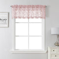 Lecloud Leia Blush Pink Sheer Valances by Lecloud