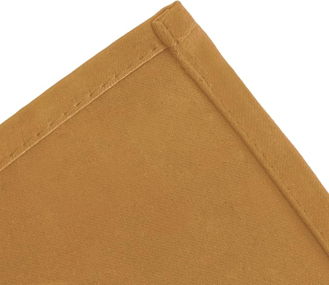 LEMOMO Blackout Curtains 66 x 95 inch/Mustard Yellow Curtains Set of 2 - Image 7