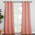 NICETOWN Coral Room Darkening Curtain Drapes by NICETOWN