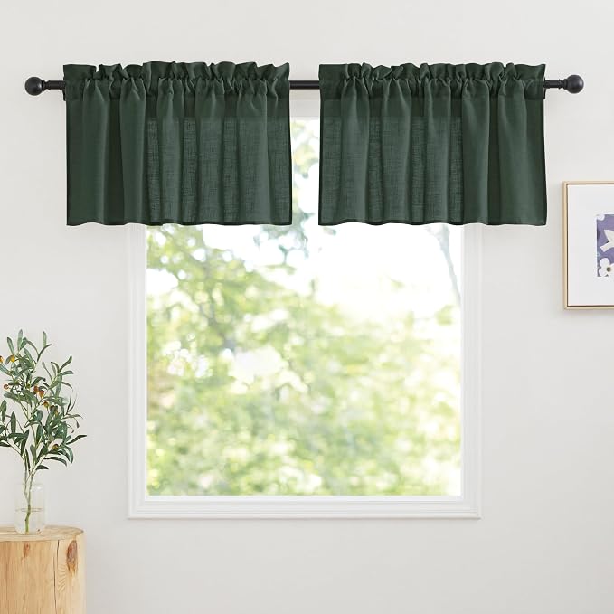 RYB HOME Semi Sheer Valances by RYBHOME