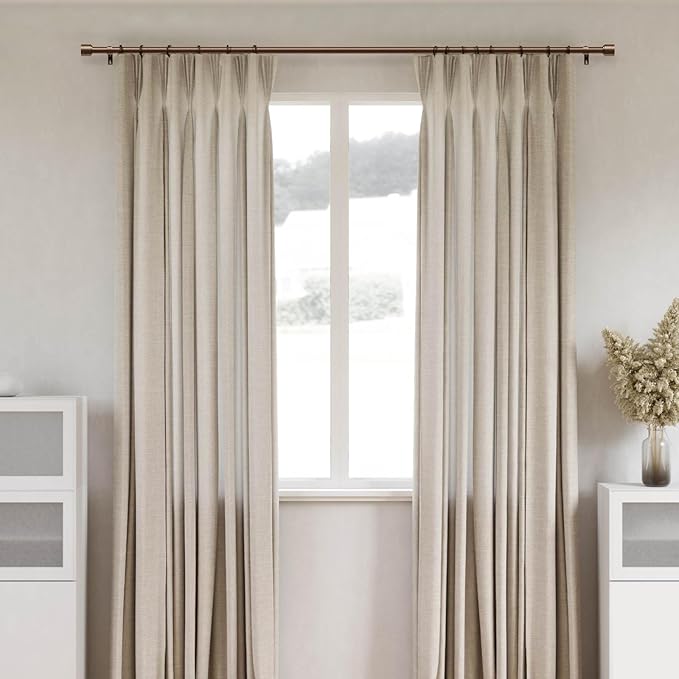 GEEBOBO 2 Pack Bronze Curtain Rods - Image 4