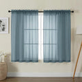 Gwine Sheer Curtains for Living Room 45 inch Length by Gwine