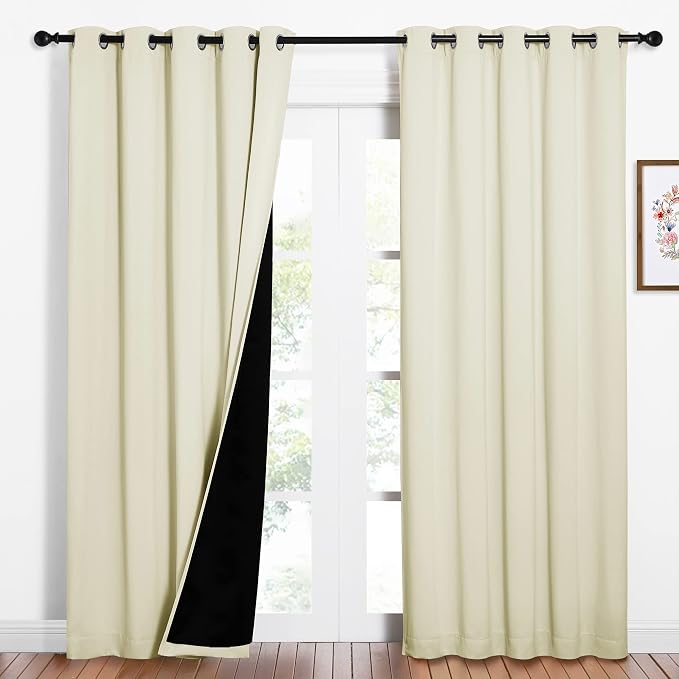 NICETOWN Living Room Completely Shaded Draperies, Privacy Protection & Noise by NICETOWN