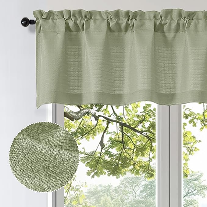 OWENIE Bob 1 PCS Light Green Valances - Image 2