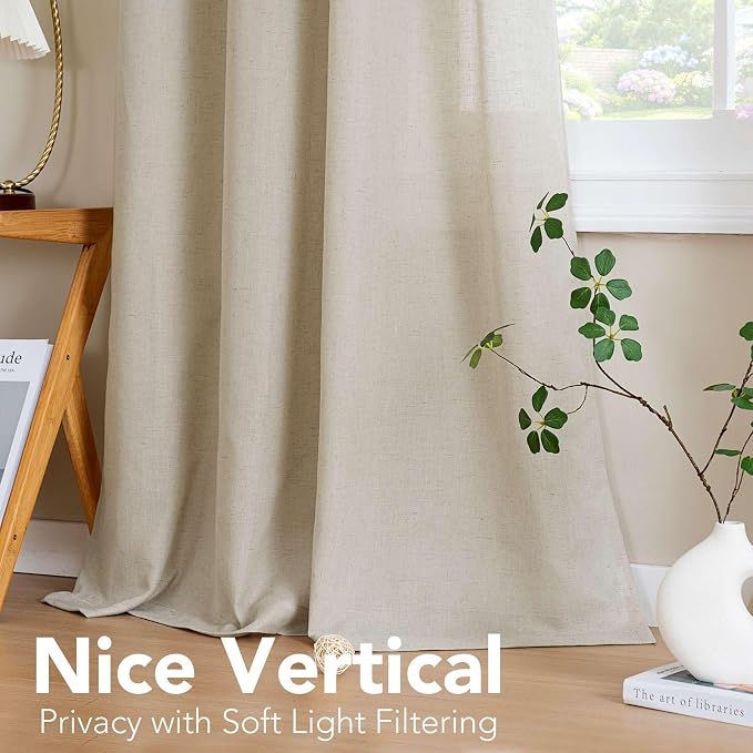 H.VERSAILTEX Living Room Linen Curtains - Image 7