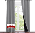 NICETOWN Full Shade Curtain Panels, Pair of Energy Smart & Noise Blocking Out by NICETOWN