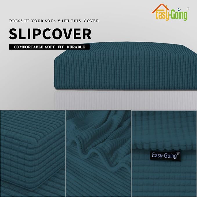 Easy-Going Stretch Loveseat Cushion Cover Sofa Cushion Furniture Protector Sofa - Image 3