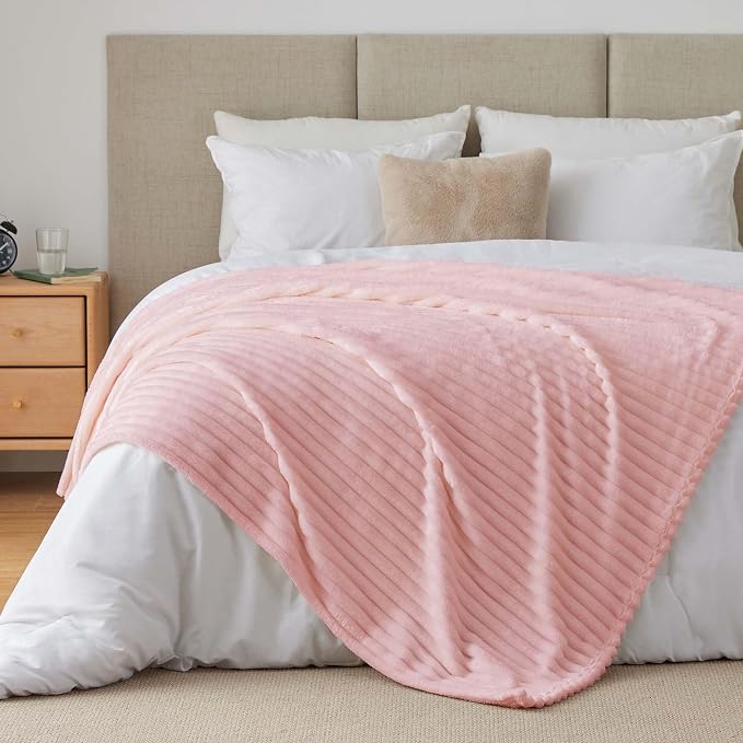 BEDELITE Twin Blanket for Couch & Bed, 300GSM Soft & Warm Fleece Blanket - Image 7