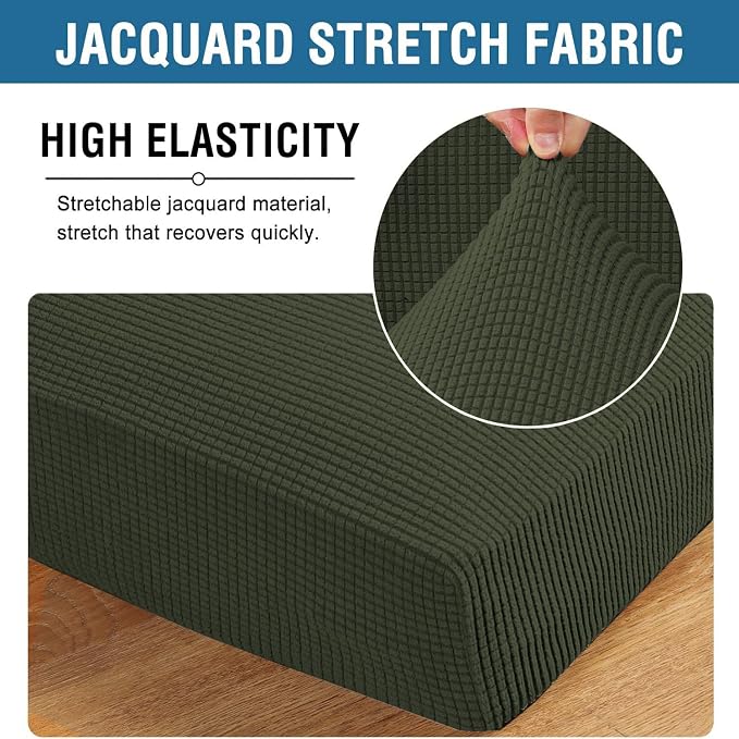 H.VERSAILTEX Super Stretch Individual Chaise Cover Sectional Couch Covers - Image 4