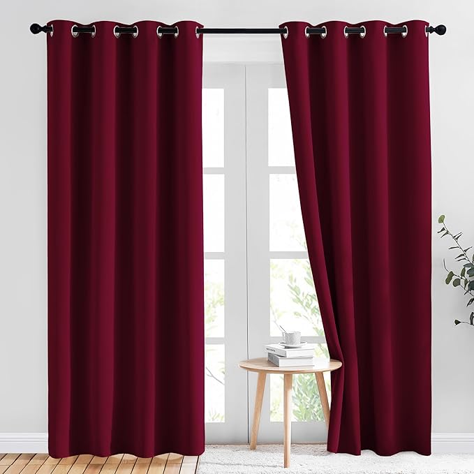 NICETOWN 84 inches Bedroom Curtains Panels by NICETOWN