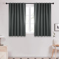 Deconovo Blackout Curtains, Thermal Insulated, W52 x L54 2 Panels, Back Tab by Deconovo