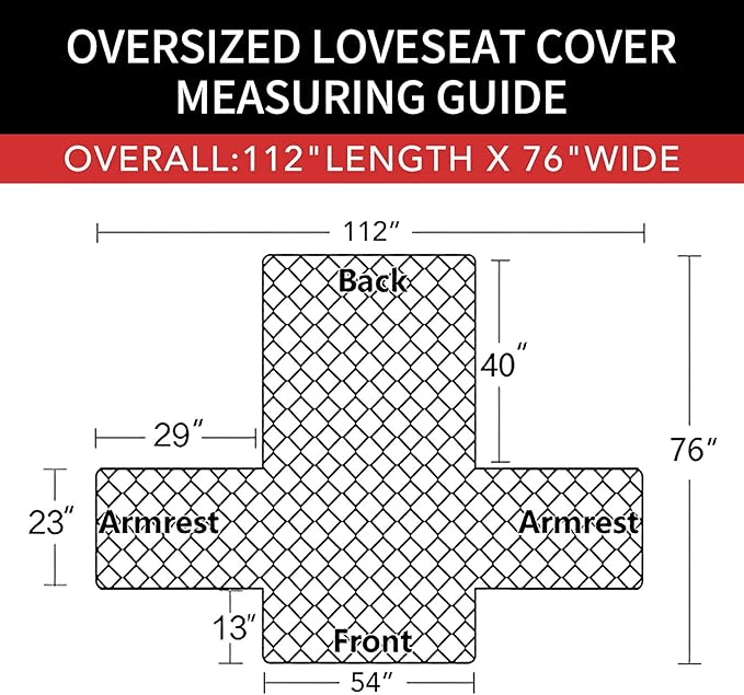 Easy-Going Sofa Slipcover Reversible Loveseat Sofa Cover Couch Cover - Image 6