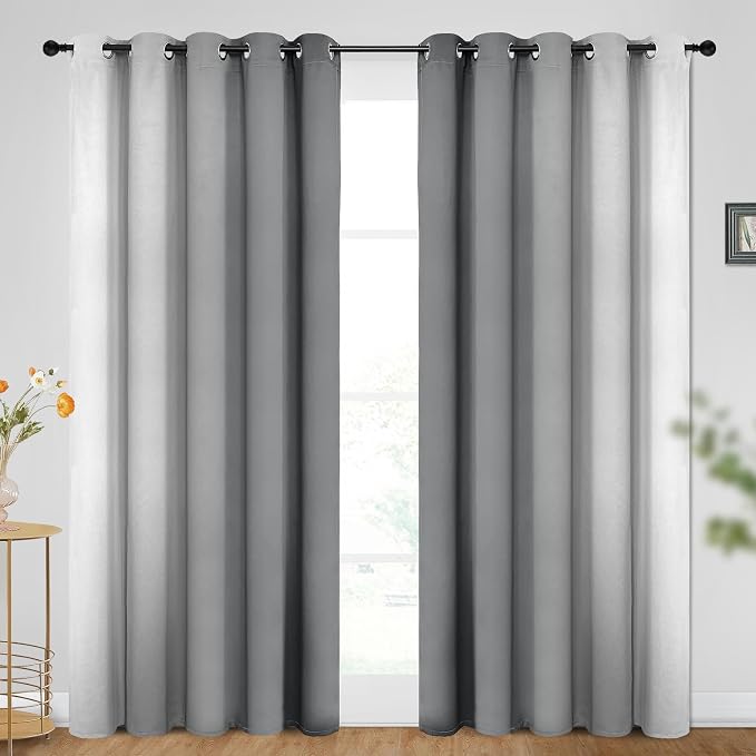 SimpleHome Ombre Room Darkening Curtains - Image 2