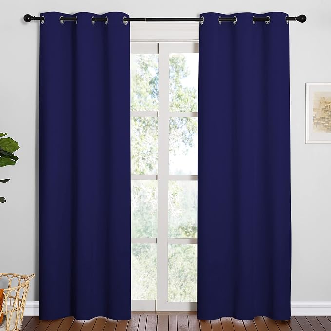 NICETOWN Window Treatment Energy Saving Thermal Insulated Solid Grommet - Image 2