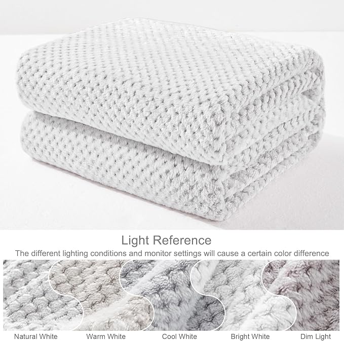 Exclusivo Mezcla Fleece Throw Blanket Extra Large, Super Soft and Warm Blankets - Image 2