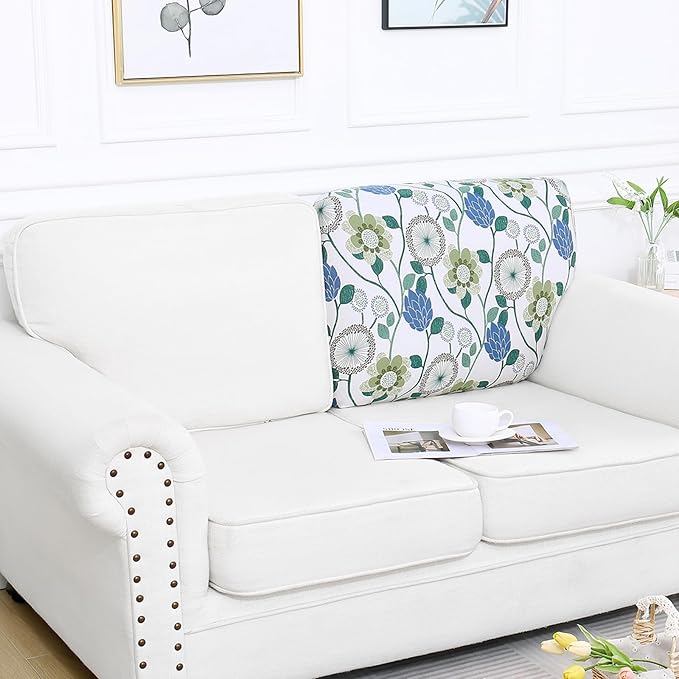 Smiry Printed Couch Cushion Covers, Stretch Soft Couch Covers - Image 5