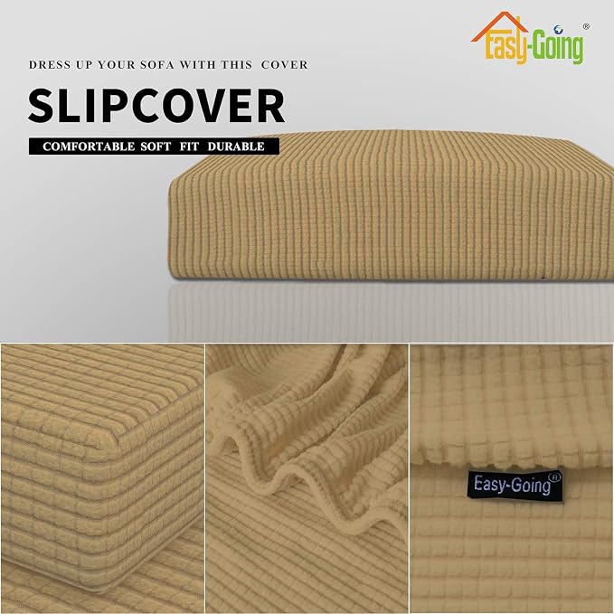 Easy-Going Stretch Cushion Cover Sofa Cushion Furniture Protector Sofa Seat - Image 4