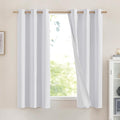 NICETOWN 100% Absolutely Blackout Linen Curtains by NICETOWN