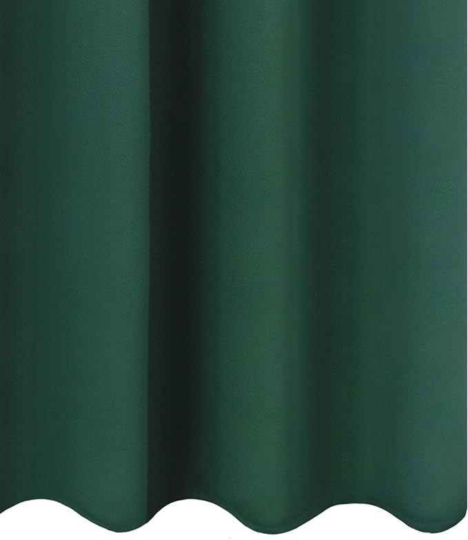 LEMOMO Blackout Curtains 52 x 45 inch/Green Curtains Set of 2 Panels/Thermal - Image 9