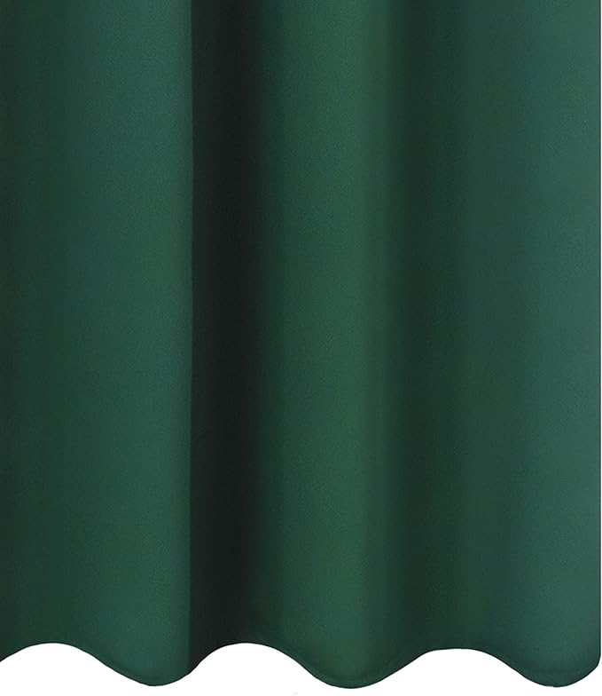 LEMOMO Dark Green Blackout Curtains/52 x 84 Inch Long/Set of 2 Curtain - Image 9