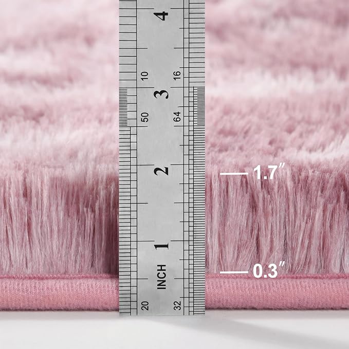 Deerhoo Shag Area Rug, 4 X 6 Tie-Dyed Plush Fuzzy Rugs - Image 2