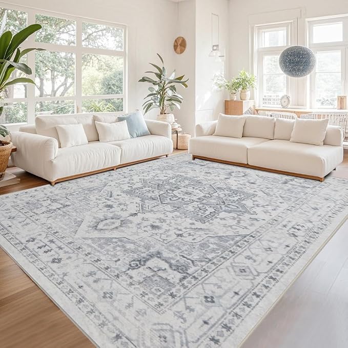 Srugn Area Rug 6x9 Washable Area Rugs by Srugn