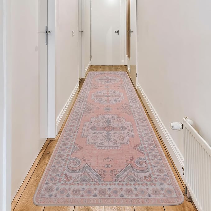 Washable Runner Rug Hallway Carpet : 2x8ft Stain Resistant Entryway Runner No - Image 6