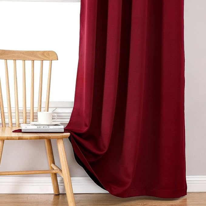 ChrisDowa 100% Blackout Curtains 102 inch Long - Image 7
