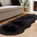 EasyJoy Ultra Soft Fluffy Shaggy Area Rug Faux Fur Rug Chair Cover Seat Pad by EasyJoy